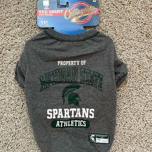 NWT Michigan State Dog T shirt